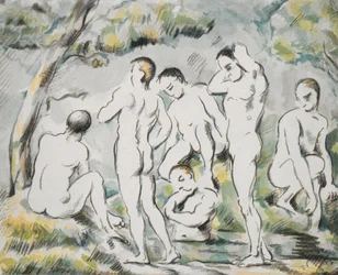 Les Baigneurs, Petite planche, 1896-97